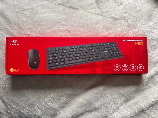 Teclado e mouse sem fio