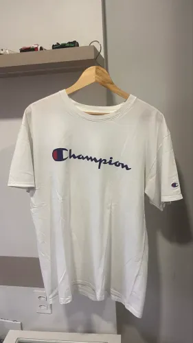 Camiseta Champion Branca Original TAM M