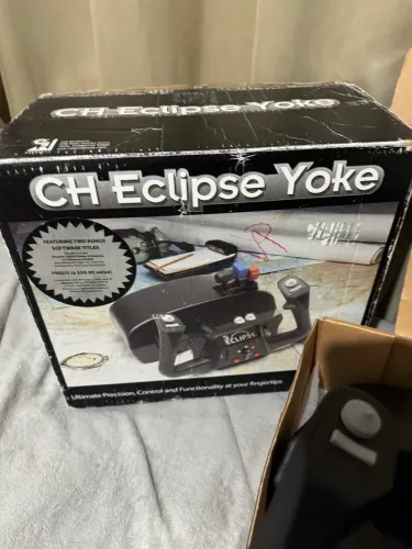 V/T Volante de avião ch eclipse yoke com caixa novinho 