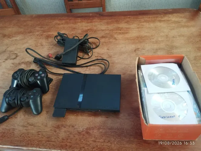 ps2 em ótimo estado+jogos