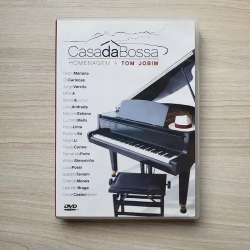 DVD Casa da Bossa Homenagem a Tom Jobim