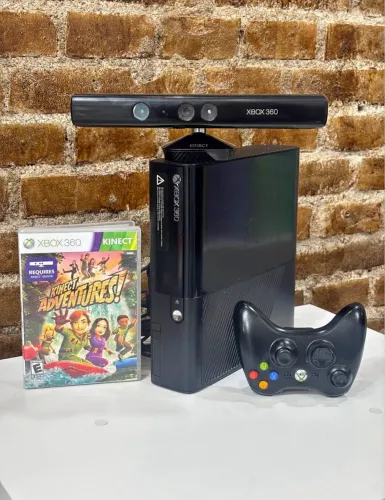 XBOX 360 SUPER SLIM ( VERSÃO 2015 ) TODO ORIGINAL!