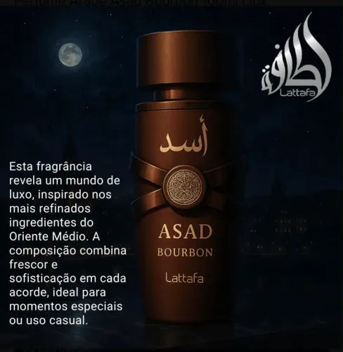 Perfume Árabe Asad Bourbon 100ml Lipx