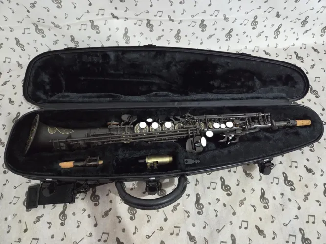 Sax soprano Jansensax Série X Custom profissional OPORTUNIDADE 