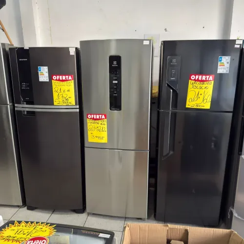 Geladeira inverse Electrolux 490L Inox BARATO