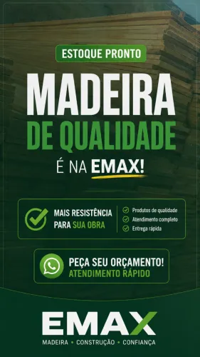 ? CHEGOU REPOSIÇÃO! Madeira pronta pra sua obra