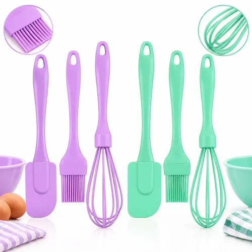 Kit Confeitaria Silicone 3 Peças Art House Fuê Espátula Pincel Culinário Utensílios novo