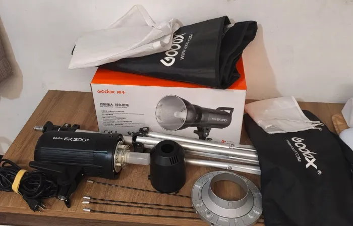 Kit Flash Tocha Godox SK300 II