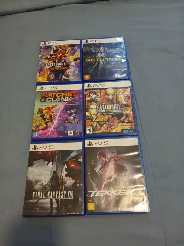 Lote de jogos de ps5