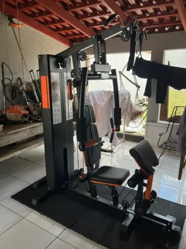 M- ESTAÇÃO DE MUSCULAÇÃO. OPORTUNIDADE! TREINE COMO PROFISSIONAL.