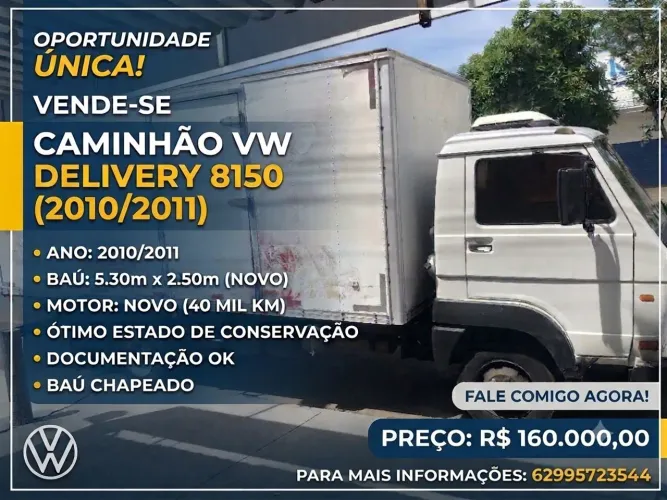 Caminhão 8150 delivery plus 2011