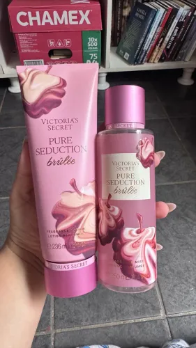 Kit Victoria?s Secret Pure Seduction Brûlée - Body Splash + Hidratante