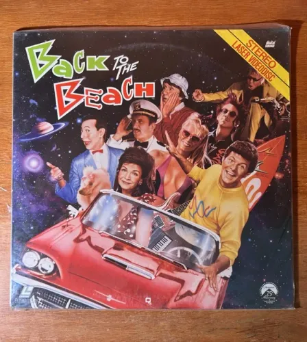 Laserdisc LD - De Volta à Praia (Back to the Beach) - EM ÓTIMO ESTADO AINDA NO PLÁSTICO