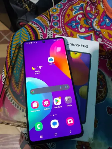 Samsung Galaxy M62, ACEITO CARTÃO 