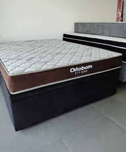 Cama casal ORTOBOM 2 anos de garantia