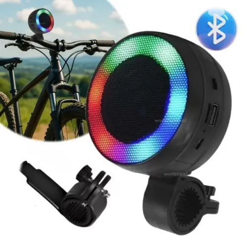 Caixa de Som Com Bluetooth Para Bike e Moto