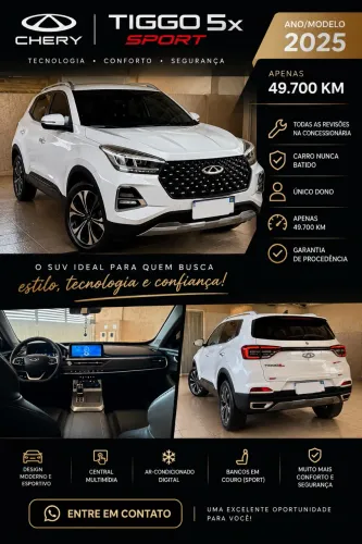 Chery Tiggo 5X Sport 1.5 Turbo Flex Aut. 2025
