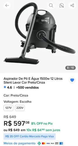 Aspirador d po