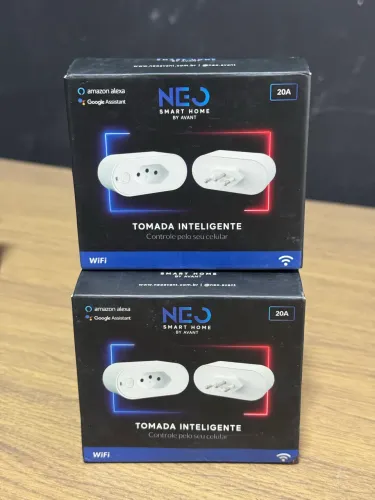 TOMADA INTELIGENTE - Wi-fi 2.4 GHz 20A 110v/220v Bivolt Branco Cod: 290600017 Neo Avant