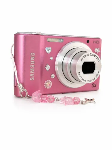Câmera Digital Samsung ST68 Rosa