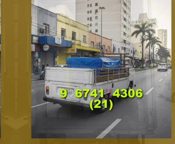 Frete disponível agora! Transporte com qualidade e segurança para sua mudança!