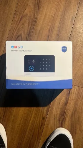 Kit Alarme Residencial Tuya Wi-Fi/GSM Sem Fio + Sensores e Sirene