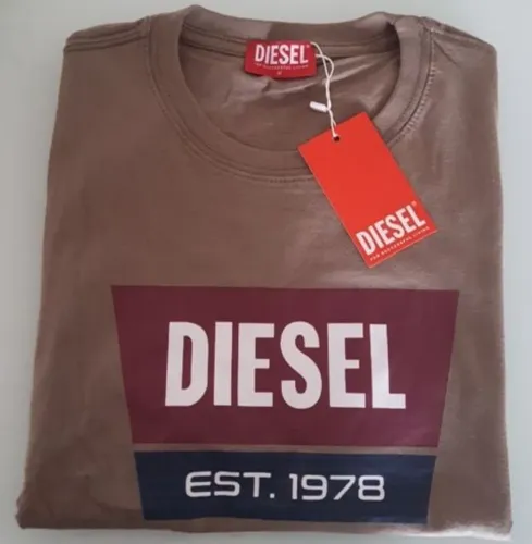 Camiseta Diesel, M, marrom