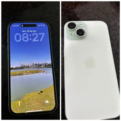 iPhone 15 128GB verde claro