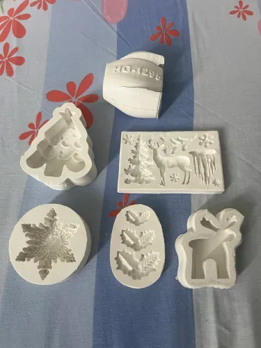 Lucre Muito Neste Natal! Kit Moldes de Silicone Natalinos