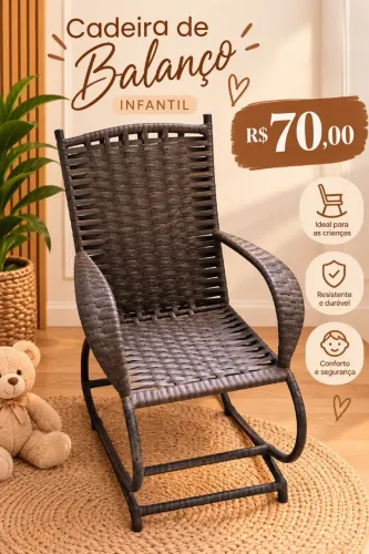 Cadeira de balanço infantil