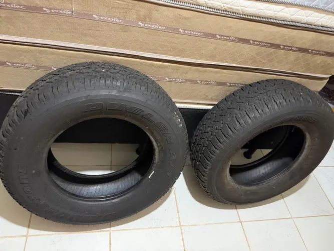 Pneu 265/65R17 Hilux e SW4, Ford Ranger, Mitsubishi Pajero Full e Chevrolet S10.