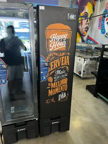 Cervejeira slim - Porta sólida - Imbera