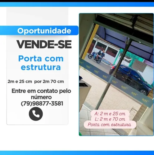 Porta com estrutura