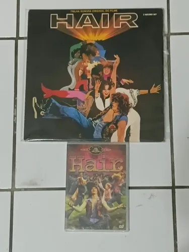 Lp + Dvd lacrado do Filme Hair