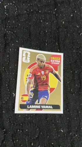 Figurinha extra de ouro- Lamine Yamal