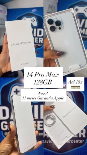 iPhone 14 Pro Max NOVO GARANTIA APPLE 11 meses de garantia