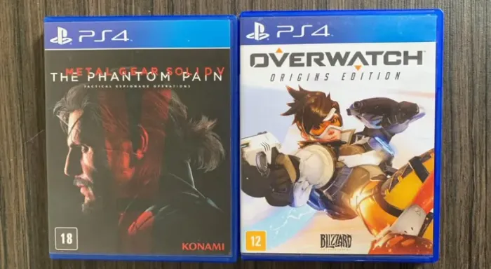2 jogos de Ps4 por 80