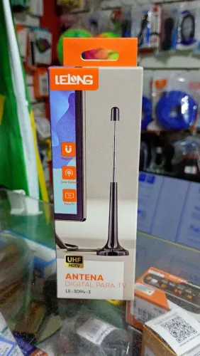 Antena Digital Interna Para TV UHF HDTV Sinal Estável Base Magnética - Novo