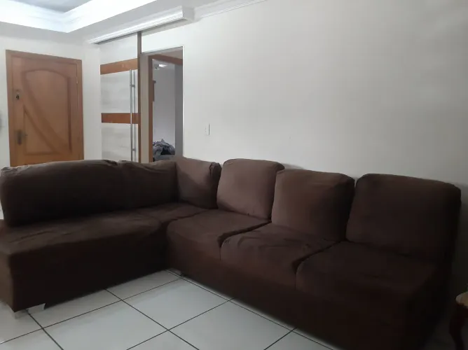 Sofá Modular Marrom - Perfeito Estado de 2,00m × 1,90m (Uso em L ou Módulos Separados)