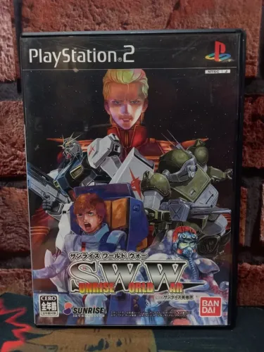 JOGO SWW SUMRISE WORLD WAR RELEASE PS2 JP ORIGINAL COMPLETO