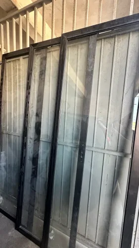 Porta de vidro 3 folhas 
