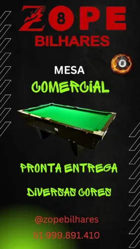 Mesa Sinuca Gaveta Ficha 