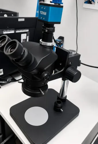 Microscópio trinocular AK7050 + Microscópio digital em 10x sem juros 