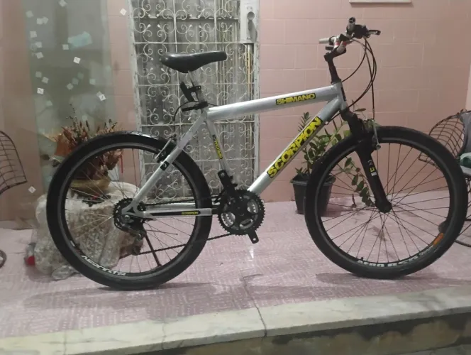BICICLETA MTB ALUM.PERFEITA !!!