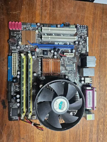 Kit dual core e5300 2.6ghz + p5kpl-am + 4gb ddr2