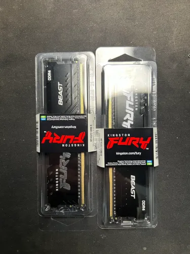 Memória Kingston Fury Beast 16gb (2x8) ddr4 3200mh