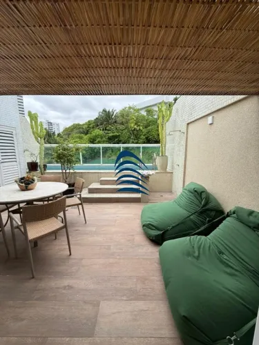 COSTA ESPAÑA Cobertura duplex, 145,00m², 3/4 (1 suíte), nascente: