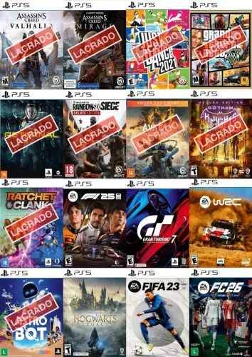 Jogos PS5 Originais Mídia Física