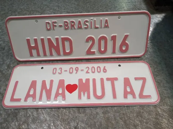 Placa decorativa