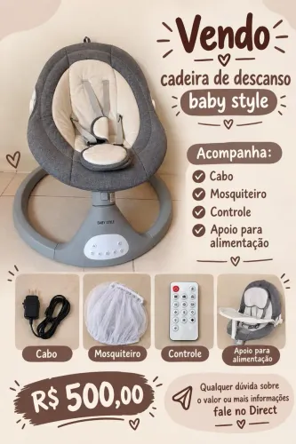 CADEIRA DE DESCANSO BABY STYLE